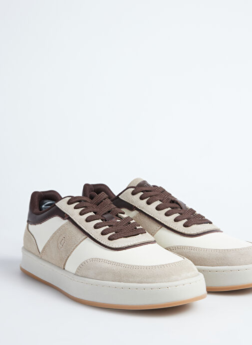 Fabrika Bej-Kahverengi Erkek Sneaker RODIT-KIERON - Görsel 4