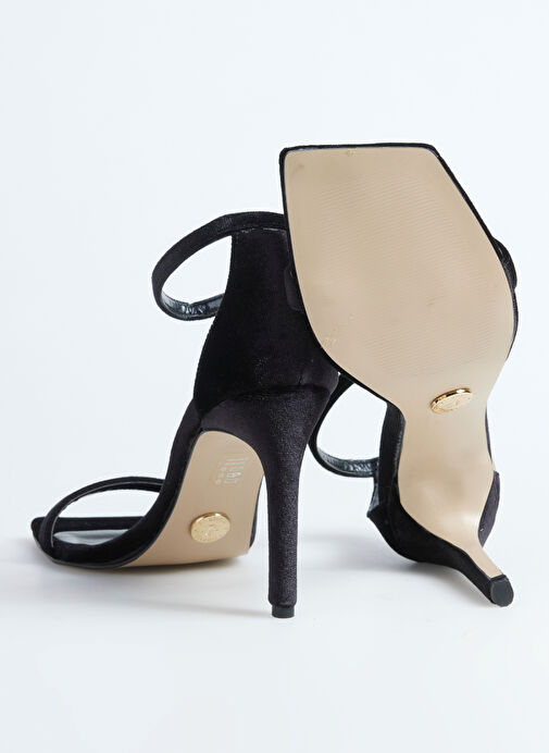 Fabrika Siyah Kadın Topuklu Ayakkabı ERIKA - Görsel 5