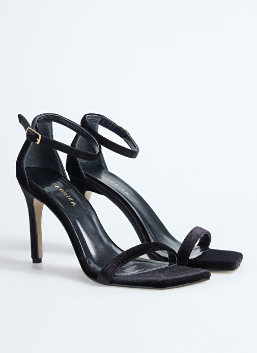 Fabrika Siyah Kadın Topuklu Ayakkabı ERIKA - Görsel 6