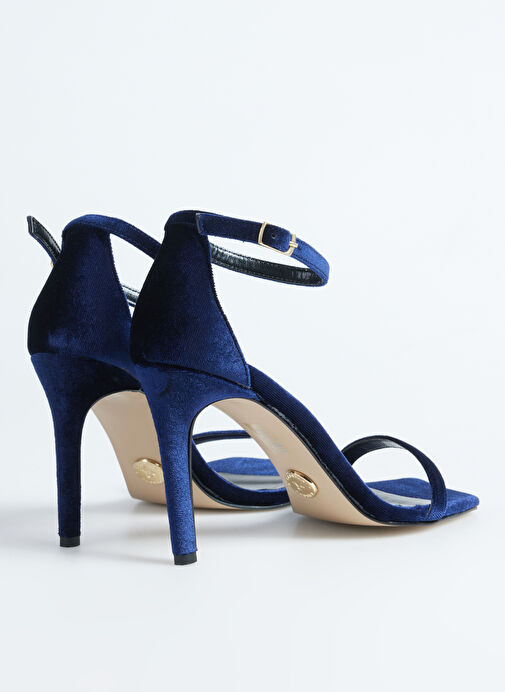 Fabrika Lacivert Kadın Topuklu Ayakkabı ERIKA - Görsel 4