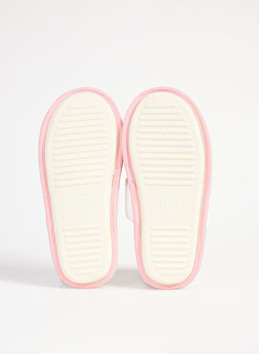 Fabrika Comfort Pembe-Beyaz Kadın Ev Terliği ALICA - Görsel 10