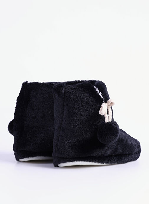 Fabrika Comfort Siyah Kadın Panduf AJNA - Görsel 5