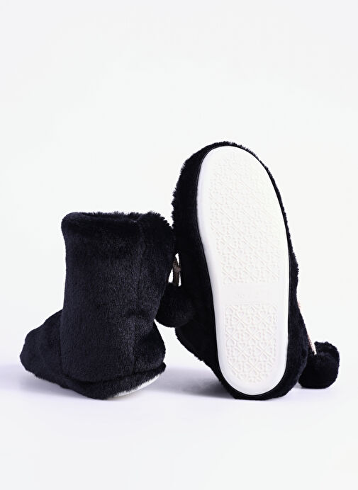 Fabrika Comfort Siyah Kadın Panduf AJNA - Görsel 6