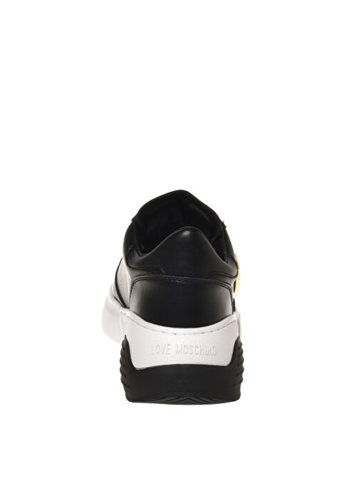 Love Moschino Siyah Kadın Deri Sneaker JA15405G1IIA0 - Görsel 3