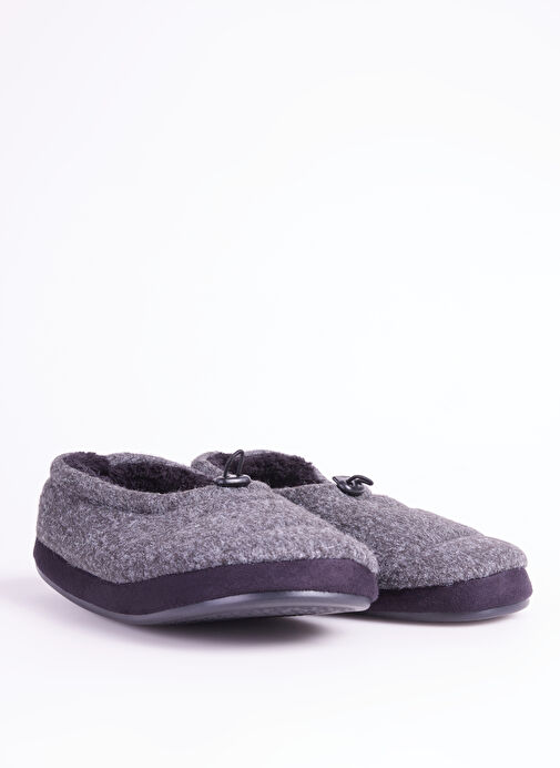 Fabrika Comfort Gri Erkek Ev Terliği GILROY - Görsel 3