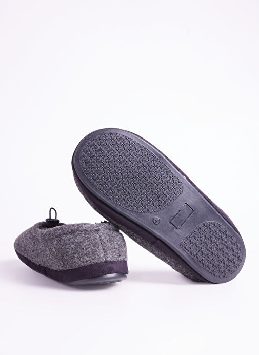 Fabrika Comfort Gri Erkek Ev Terliği GILROY - Görsel 5