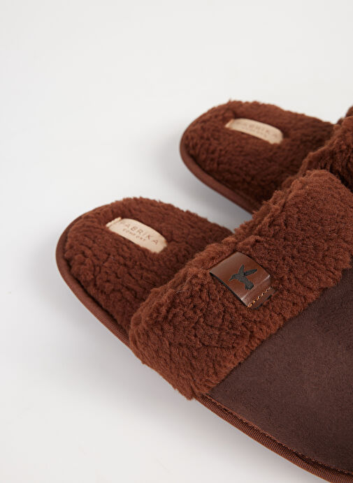 Fabrika Comfort Kahve Erkek Ev Terliği DROGO - Görsel 6