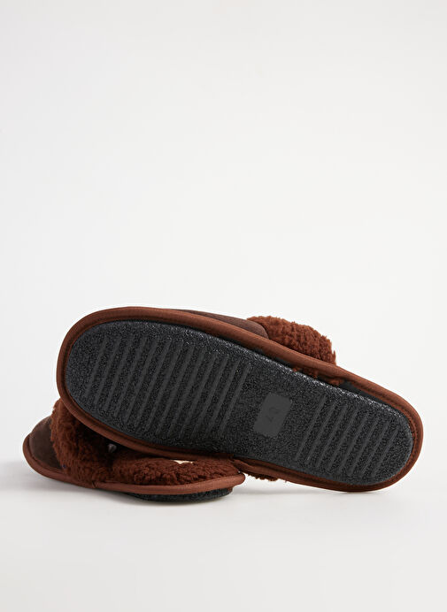 Fabrika Comfort Kahve Erkek Ev Terliği DROGO - Görsel 5