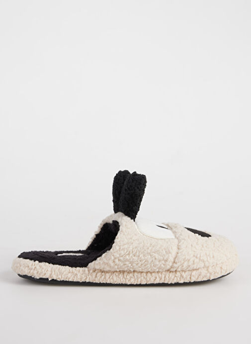 Fabrika Comfort Ekru-Siyah Erkek Ev Terliği GARRET - Görsel 2