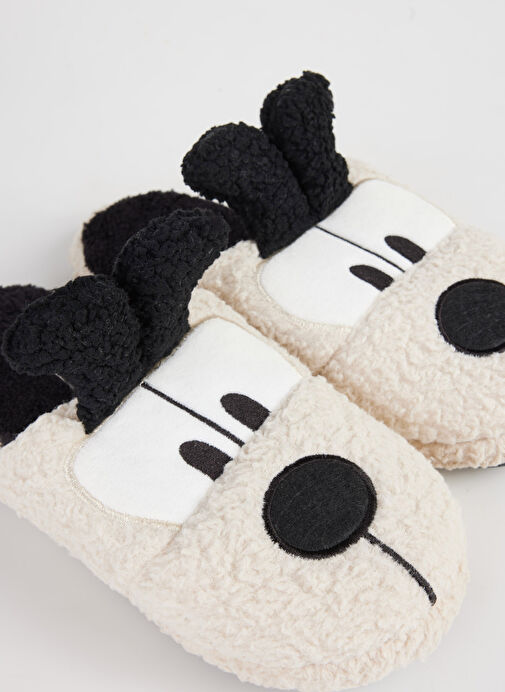 Fabrika Comfort Ekru-Siyah Erkek Ev Terliği GARRET - Görsel 6