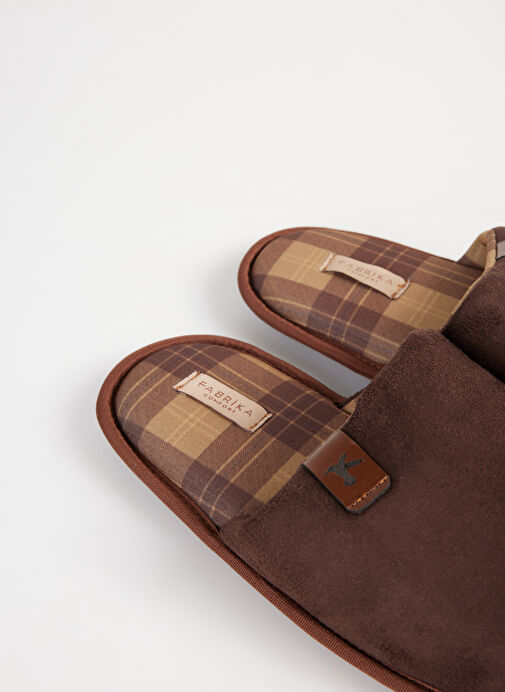 Fabrika Comfort Kahve Erkek Ev Terliği DEVAN - Görsel 11