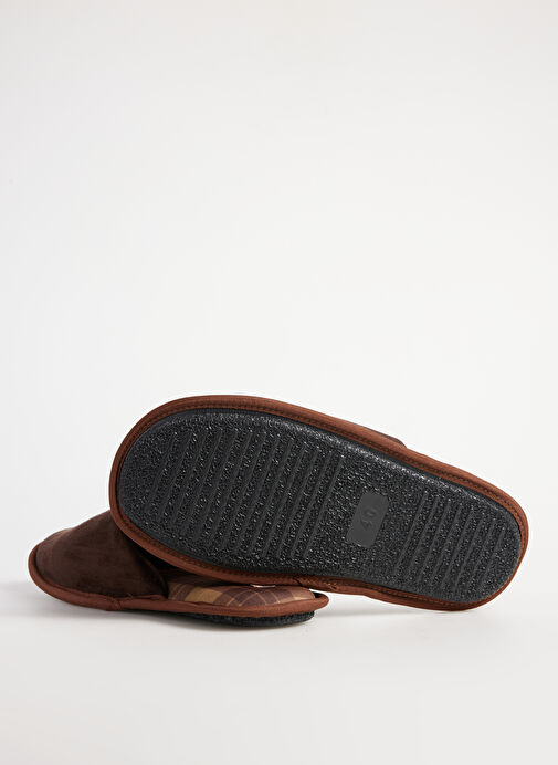 Fabrika Comfort Kahve Erkek Ev Terliği DEVAN - Görsel 5