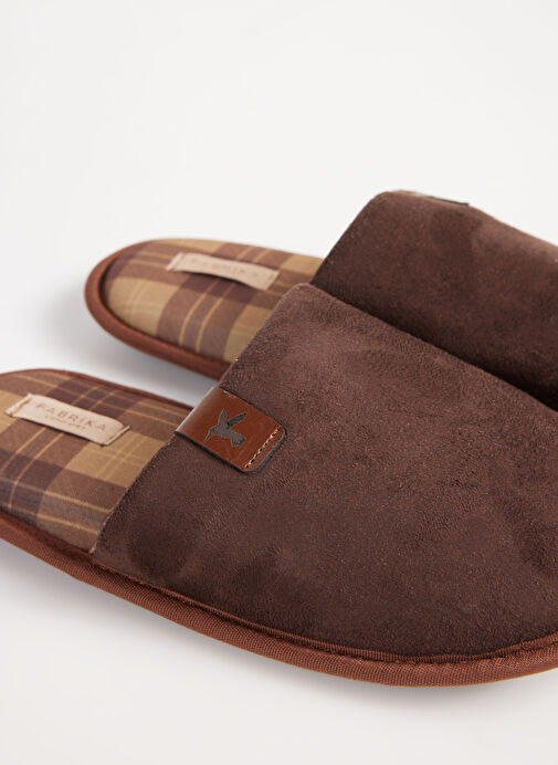 Fabrika Comfort Kahve Erkek Ev Terliği DEVAN - Görsel 8