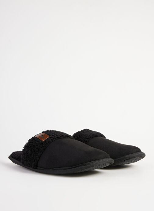 Fabrika Comfort Siyah Erkek Ev Terliği DROGO - Görsel 3