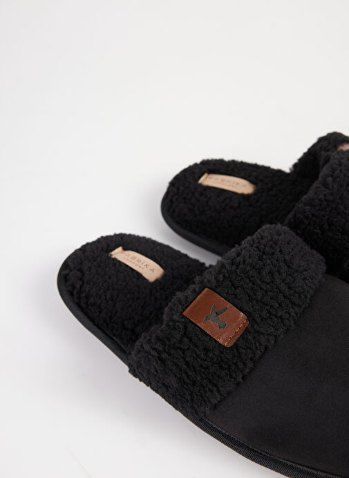 Fabrika Comfort Siyah Erkek Ev Terliği DROGO - Görsel 6