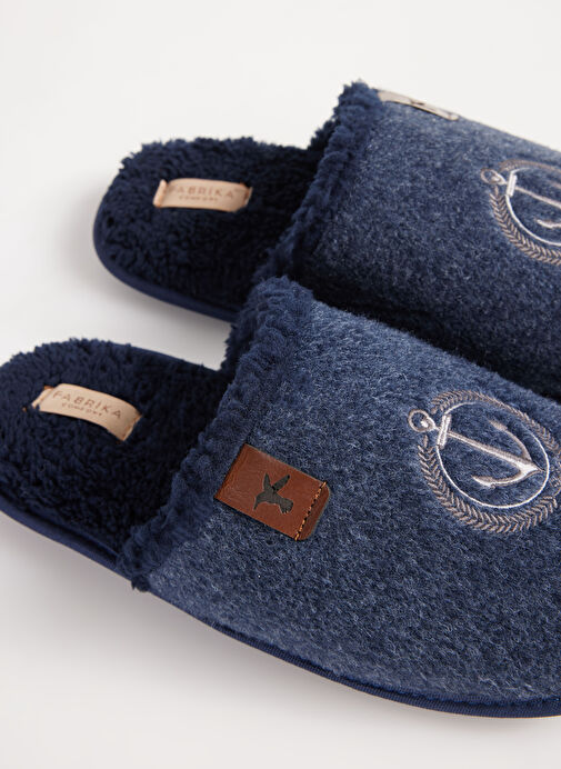 Fabrika Comfort Lacivert Erkek Ev Terliği DORIAN - Görsel 4