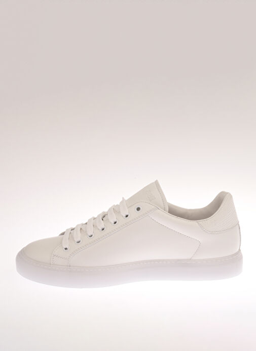 Roberto Cavalli Beyaz Kadın Deri Sneaker 22406 A - Görsel 3