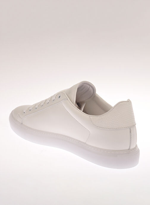 Roberto Cavalli Beyaz Kadın Deri Sneaker 22406 A - Görsel 6