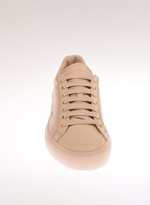 Roberto Cavalli Bej Kadın Deri Sneaker 22406 B - Görsel 5