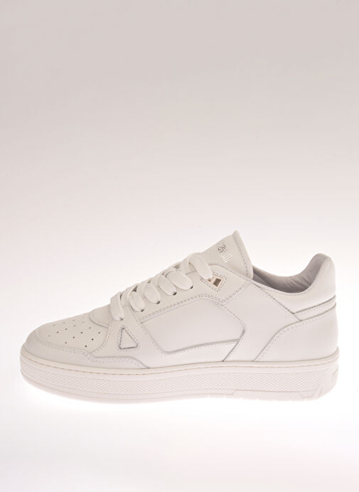 Roberto Cavalli Beyaz Kadın Deri Sneaker 22416 A - Görsel 3