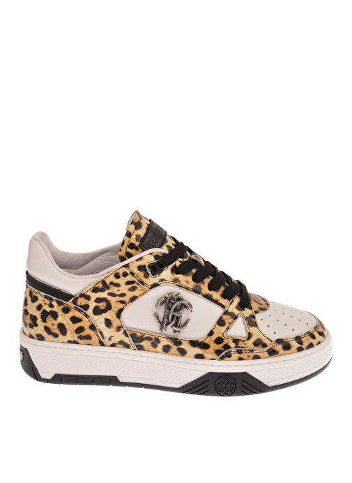 Roberto Cavalli Çok Renkli Kadın Deri Sneaker 22417 A - Görsel 2