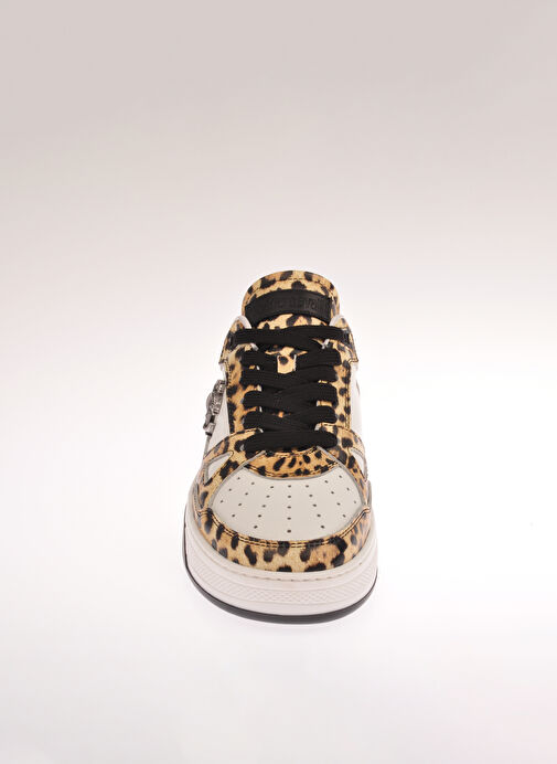 Roberto Cavalli Çok Renkli Kadın Deri Sneaker 22417 A - Görsel 5