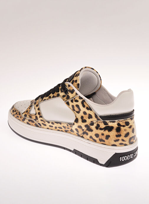 Roberto Cavalli Çok Renkli Kadın Deri Sneaker 22417 A - Görsel 6