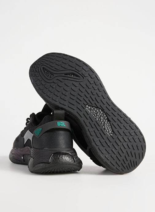 Bulldozer Siyah-Yeşil Erkek Sneaker BUL-241498 - Görsel 5