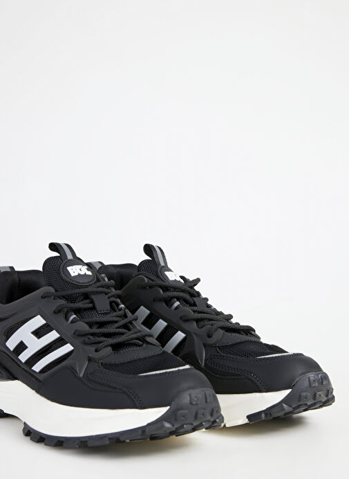 Bulldozer Bulldozer Siyah-Beyaz Erkek Günlük Ayakkabı BUL-241438 Klasik Ayakkabı | Boyner Siyah - 6. görsel