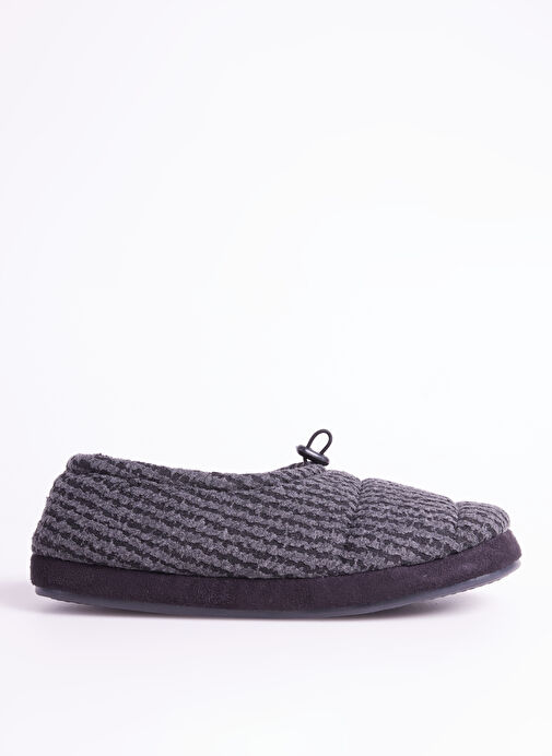 Fabrika Comfort Gri - Siyah Erkek Ev Terliği GILROY - Görsel 2