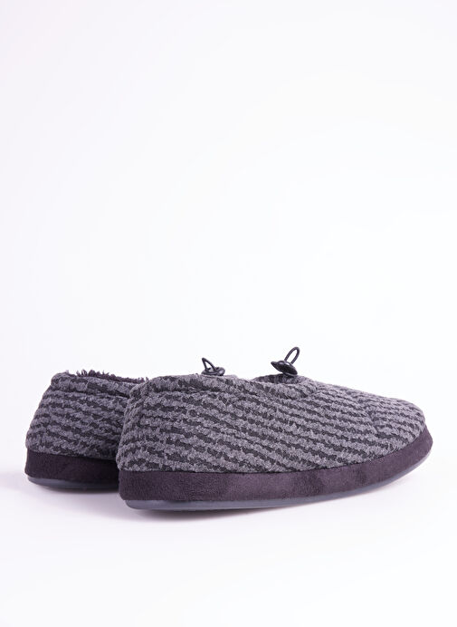 Fabrika Comfort Gri - Siyah Erkek Ev Terliği GILROY - Görsel 4