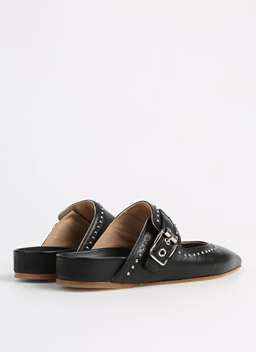 Laura Bellariva Siyah Kadın Deri Sandalet 9463BA-41 - Görsel 4