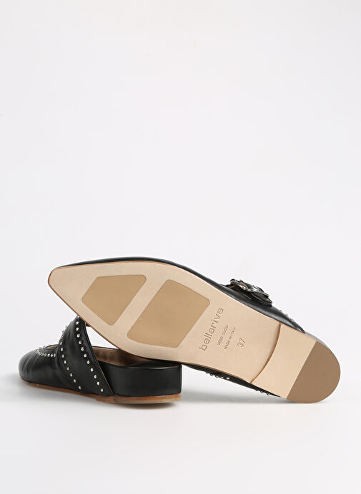 Laura Bellariva Siyah Kadın Deri Sandalet 9463BA-41 - Görsel 5