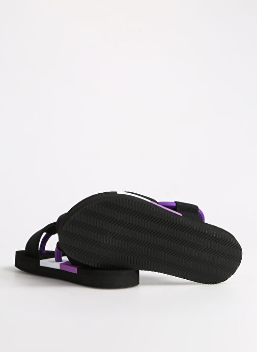 Benetton Siyah-Mor Kadın Plaj Terliği BNI-10214 - Görsel 5