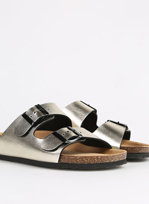 Più Natura Gümüş Kadın Terlik 94 THESIS - Görsel 6