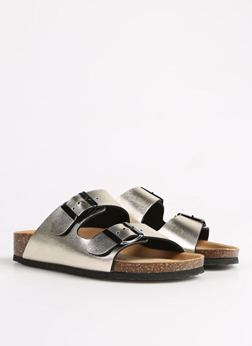 Più Natura Gümüş Kadın Terlik 94 THESIS - Görsel 3