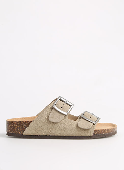 Più Natura Taba Kadın Deri Terlik 11 THESIS - Görsel 2