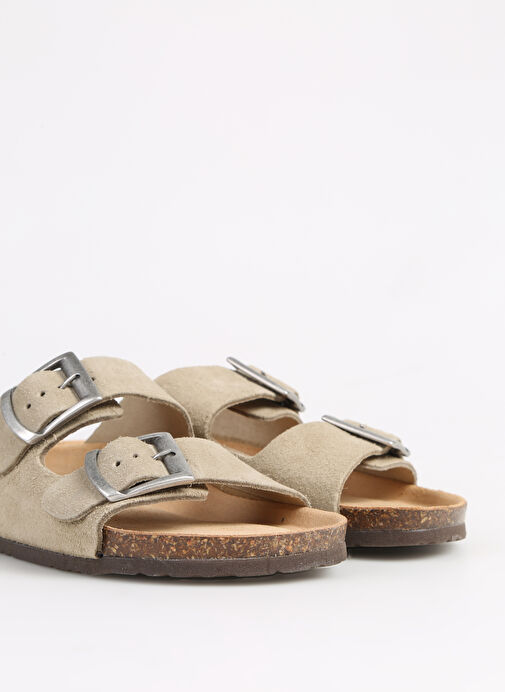 Più Natura Taba Kadın Deri Terlik 11 THESIS - Görsel 6