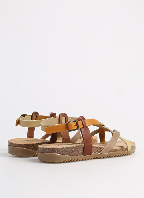 Più Natura Çok Renkli Kadın Deri Sandalet 34 A 2005 - Görsel 4