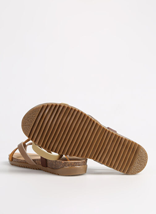 Più Natura Çok Renkli Kadın Deri Sandalet 34 A 2005 - Görsel 5