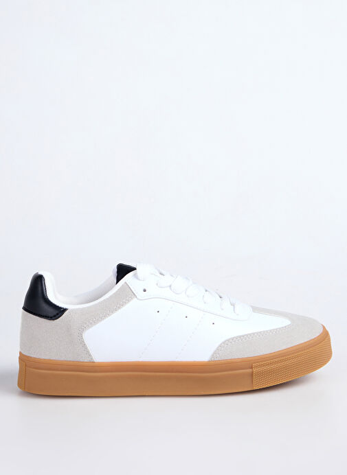 Fabrika Beyaz - Siyah Kadın Sneaker MARIAN - Görsel 2