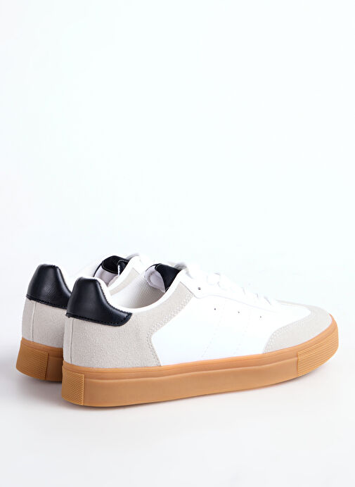 Fabrika Beyaz - Siyah Kadın Sneaker MARIAN - Görsel 6