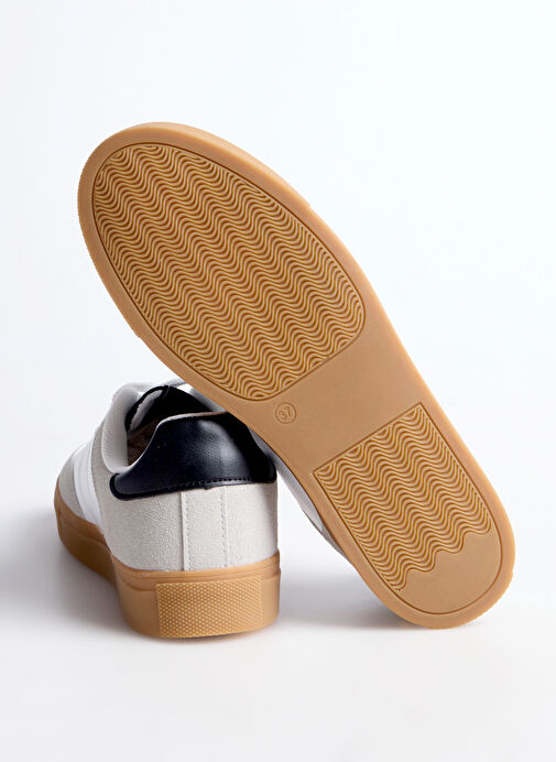 Fabrika Beyaz - Siyah Kadın Sneaker MARIAN - Görsel 7