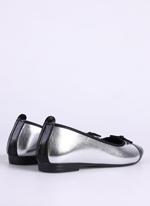 Fabrika Gümüş-Siyah Kadın Babet JULES - Görsel 4