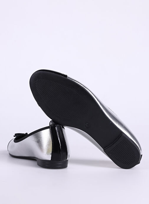 Fabrika Gümüş-Siyah Kadın Babet JULES - Görsel 5