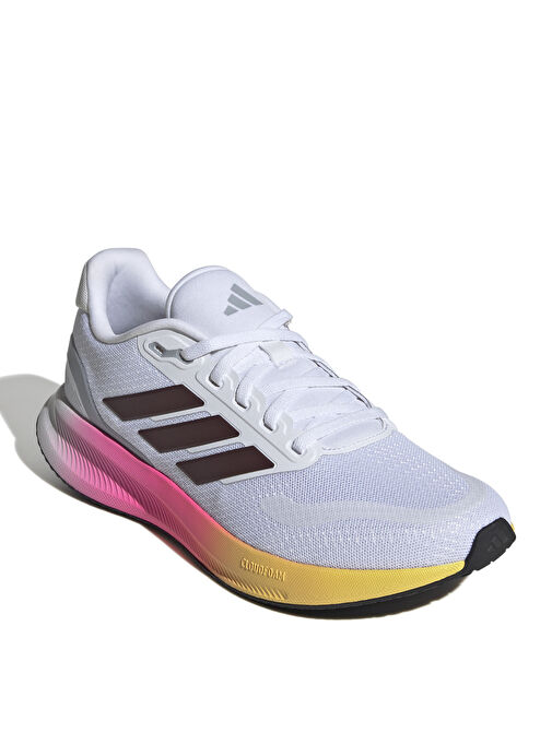 adidas IE0527 RUNFALCON 5 W Beyaz Kadın Koşu Ayakkabısı - Görsel 4