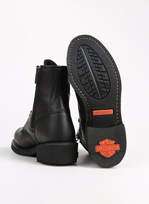 Harley Davidson Siyah Erkek Deri Bot TOTI - Görsel 5