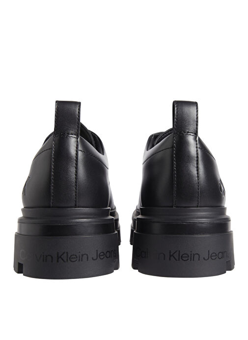 Calvin Klein Siyah Erkek Deri Günlük Ayakkabı LUGGED DERBY SHOE LTH - Görsel 5