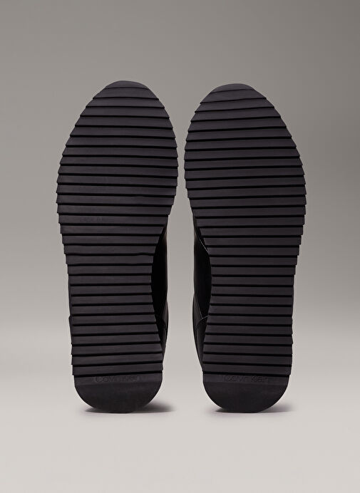 Calvin Klein Siyah Erkek Deri Sneaker LOW TOP LACE UP LTH HF - Görsel 7