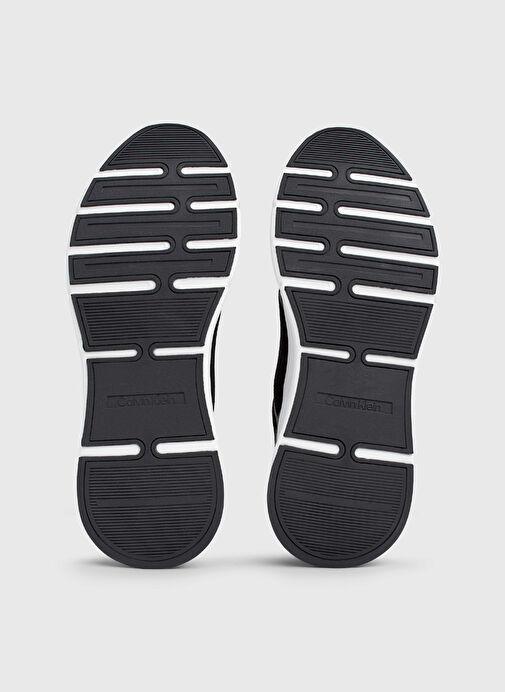 Calvin Klein Calvin Klein Siyah Beyaz Siyah-Beyaz Erkek Sneaker LOW TOP LACE UP KNIT | Boyner Siyah Beyaz - 8. görsel